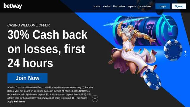 Betway Casino casino screenshot